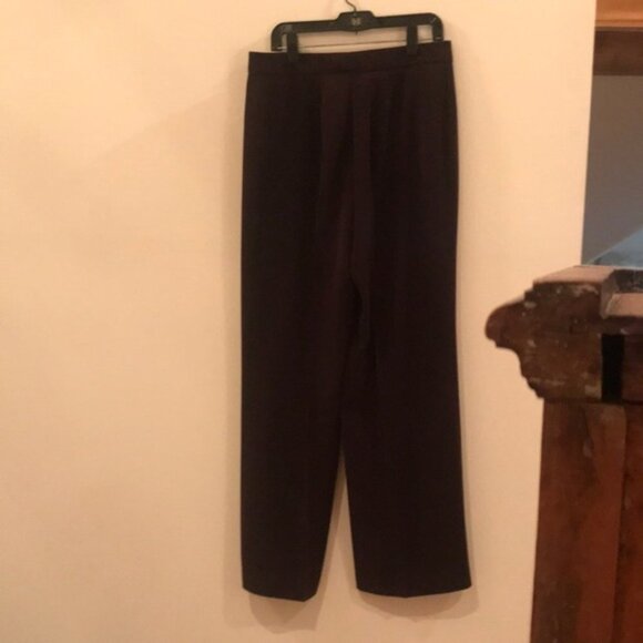💜 Vintage Bebe Women’s Plum Polyester Dress Pants | Size 10 💜 - Picture 2 of 8